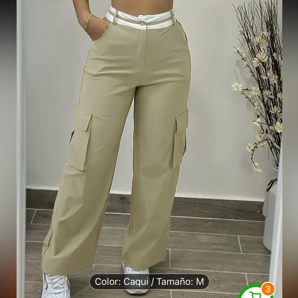 Stylish Tan Cargo Pants for Women